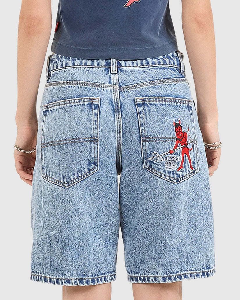 WOMENS ALT STATE SLOUCHER SHORTS