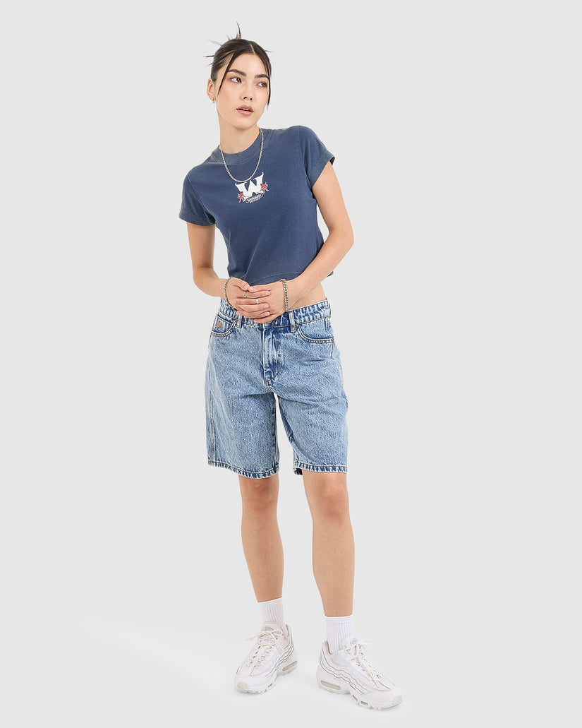 WOMENS ALT STATE SLOUCHER SHORTS