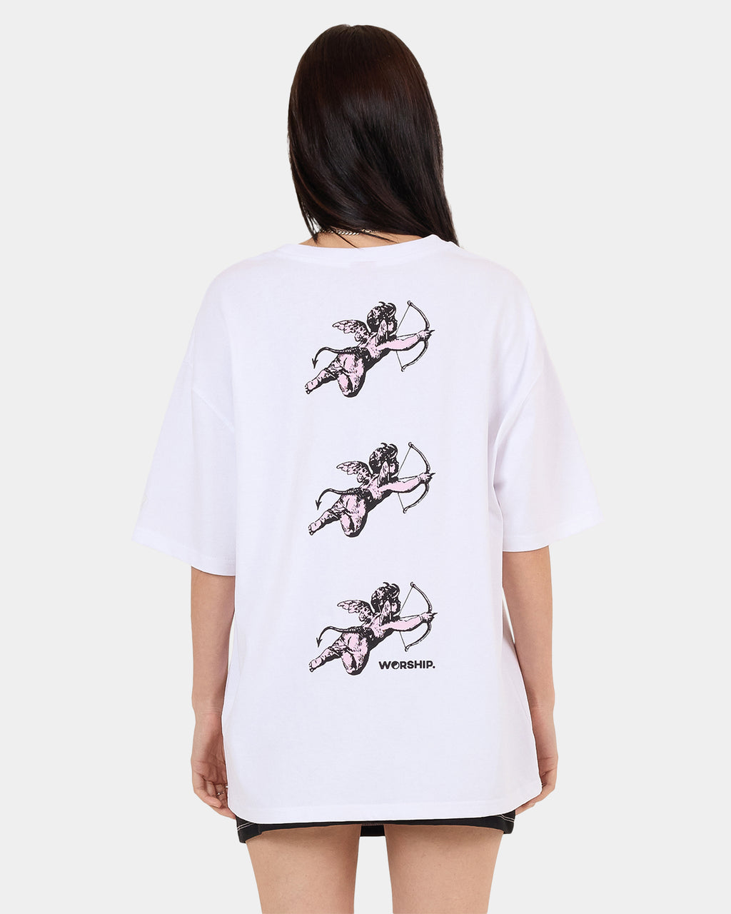 Womens Cherub Relaxed Fit T-Shirt