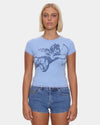 Womens Cherub Lace Cap T-Shirt