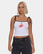 Womens Glazed And Confused Ties Tank Top