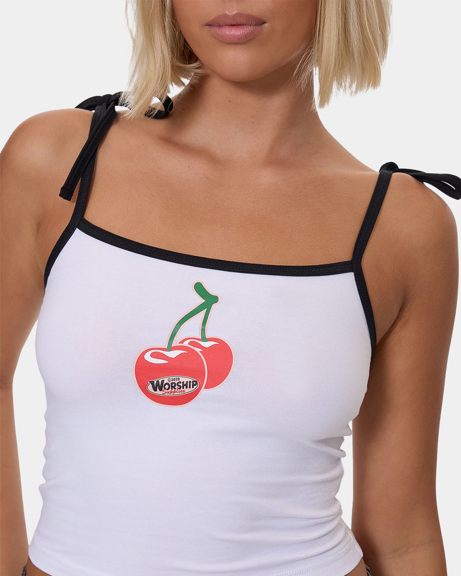 Womens Glazed And Confused Ties Tank Top