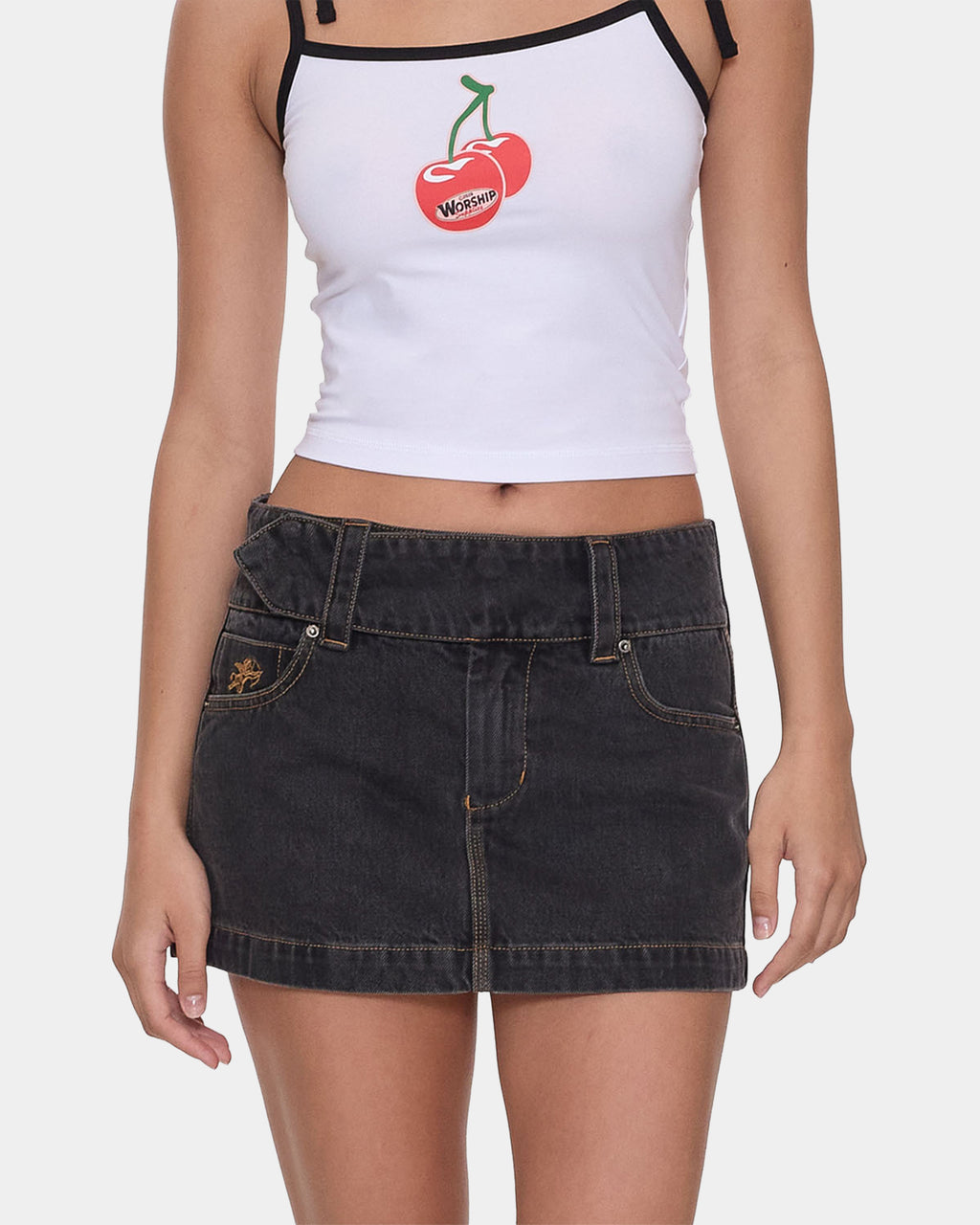 Womens Nostalgia Micro Skirt