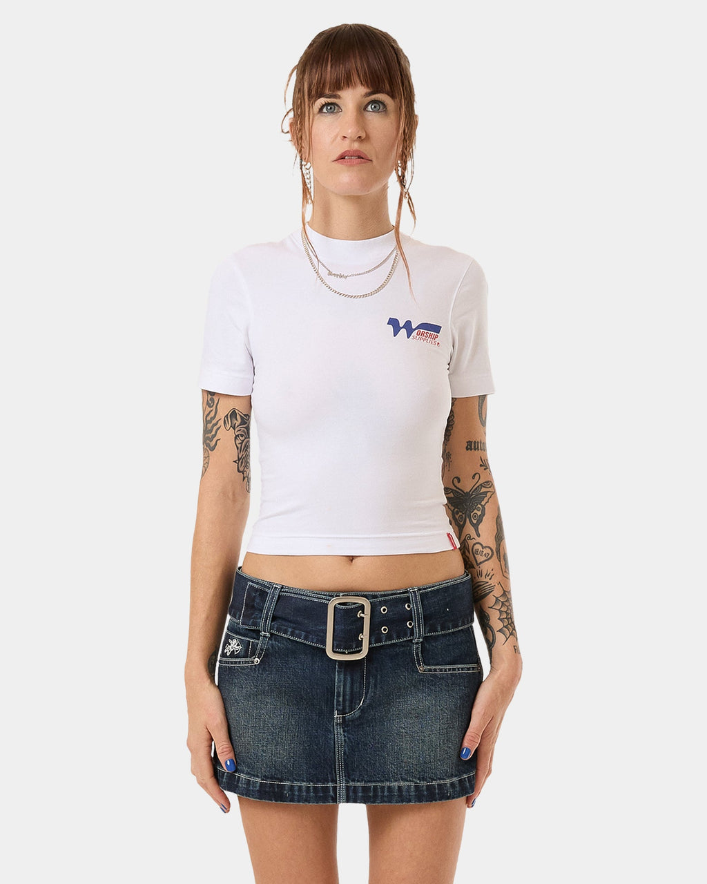WOMENS LOGOMANIA SLIM FIT T-SHIRT