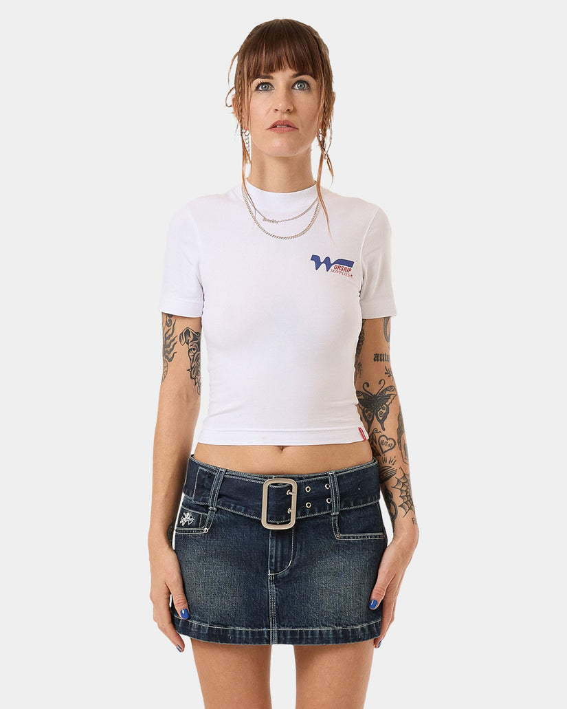 WOMENS LOGOMANIA SLIM FIT T-SHIRT