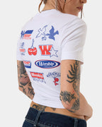 WOMENS LOGOMANIA SLIM FIT T-SHIRT