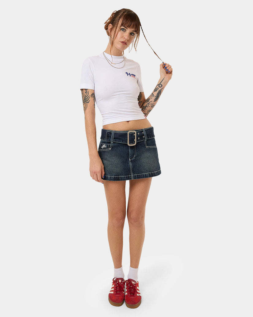 WOMENS LOGOMANIA SLIM FIT T-SHIRT