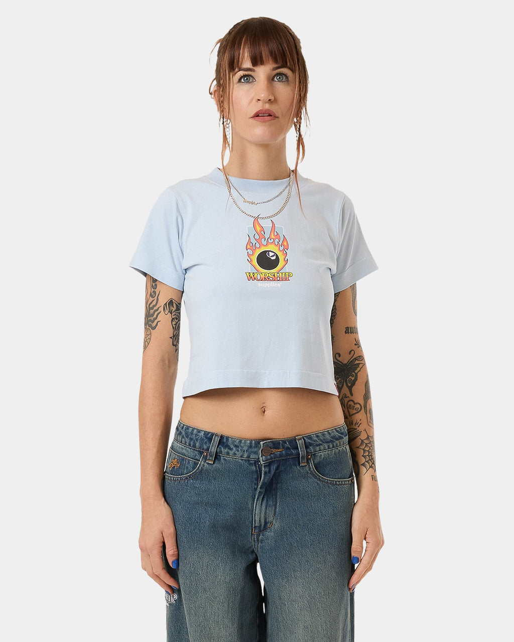 WOMENS TRY AGAIN BOY T-SHIRT