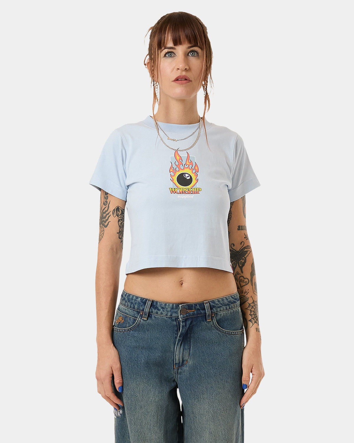 WOMENS TRY AGAIN BOY T-SHIRT