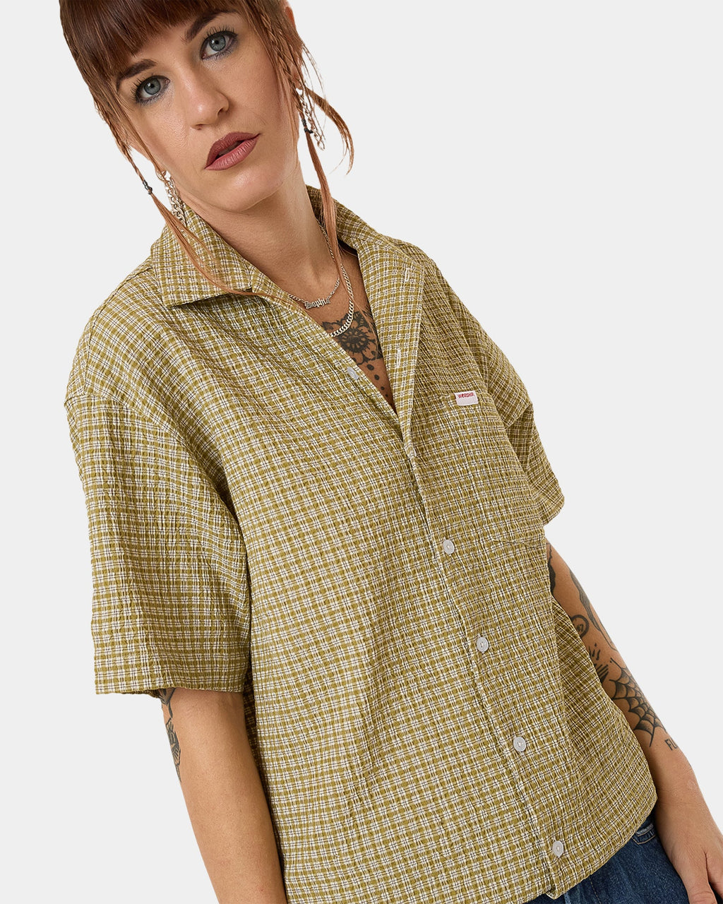 Womens Cherub Box Fit Short Sleeve Shirt