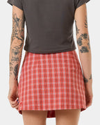 Womens Class Micro Wrap Mini Skirt