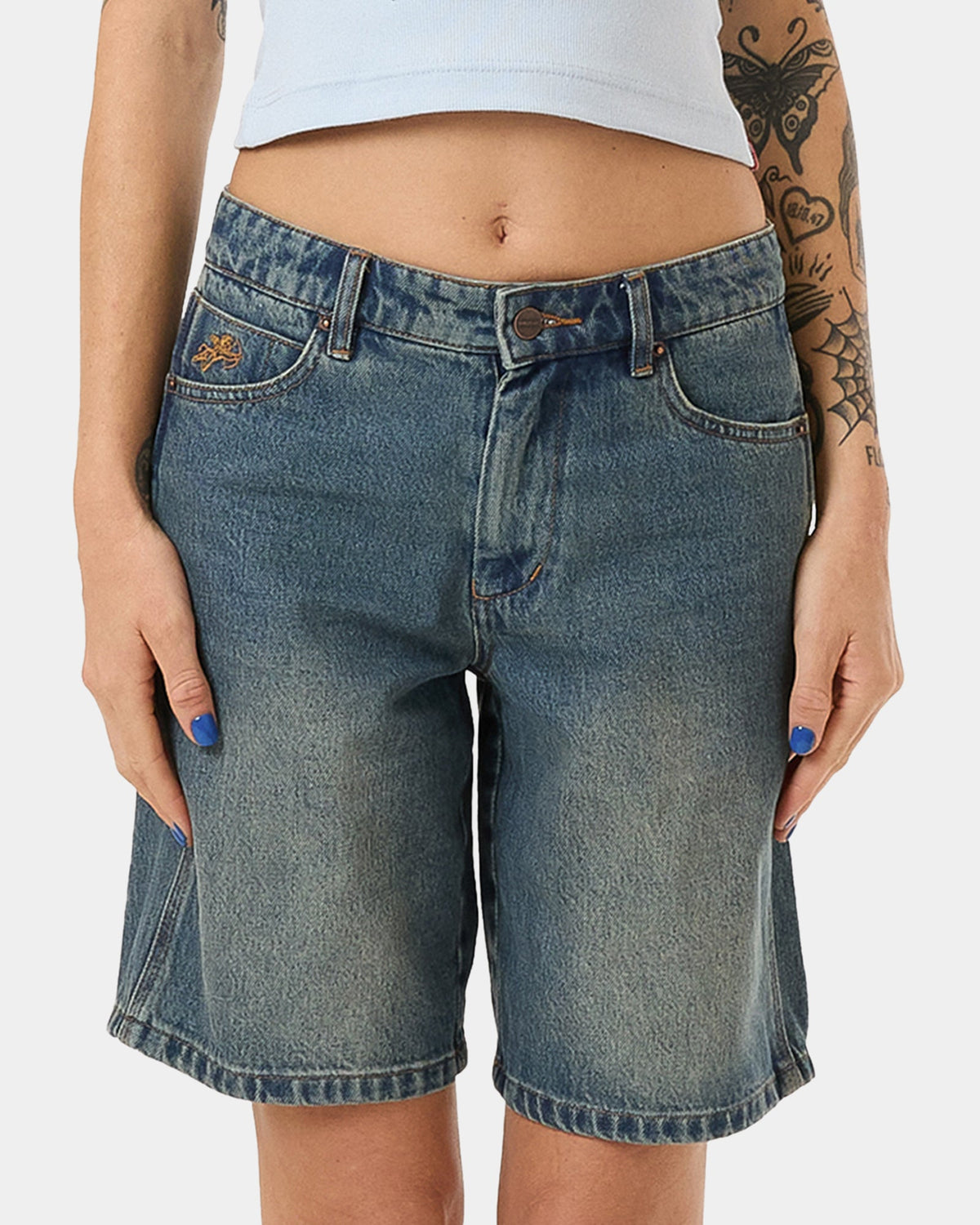 WOMENS TRY AGAIN SLOUCHER SHORTS