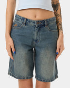 WOMENS TRY AGAIN SLOUCHER SHORTS