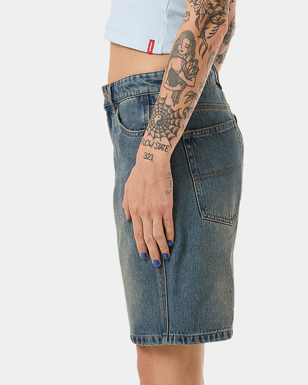 WOMENS TRY AGAIN SLOUCHER SHORTS