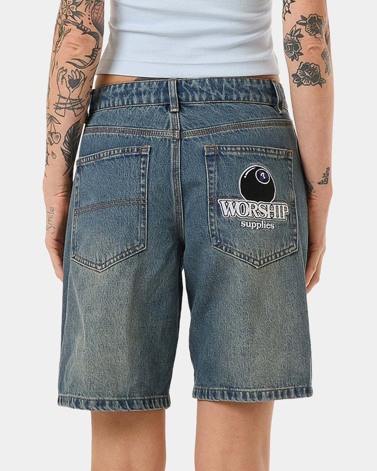 WOMENS TRY AGAIN SLOUCHER SHORTS