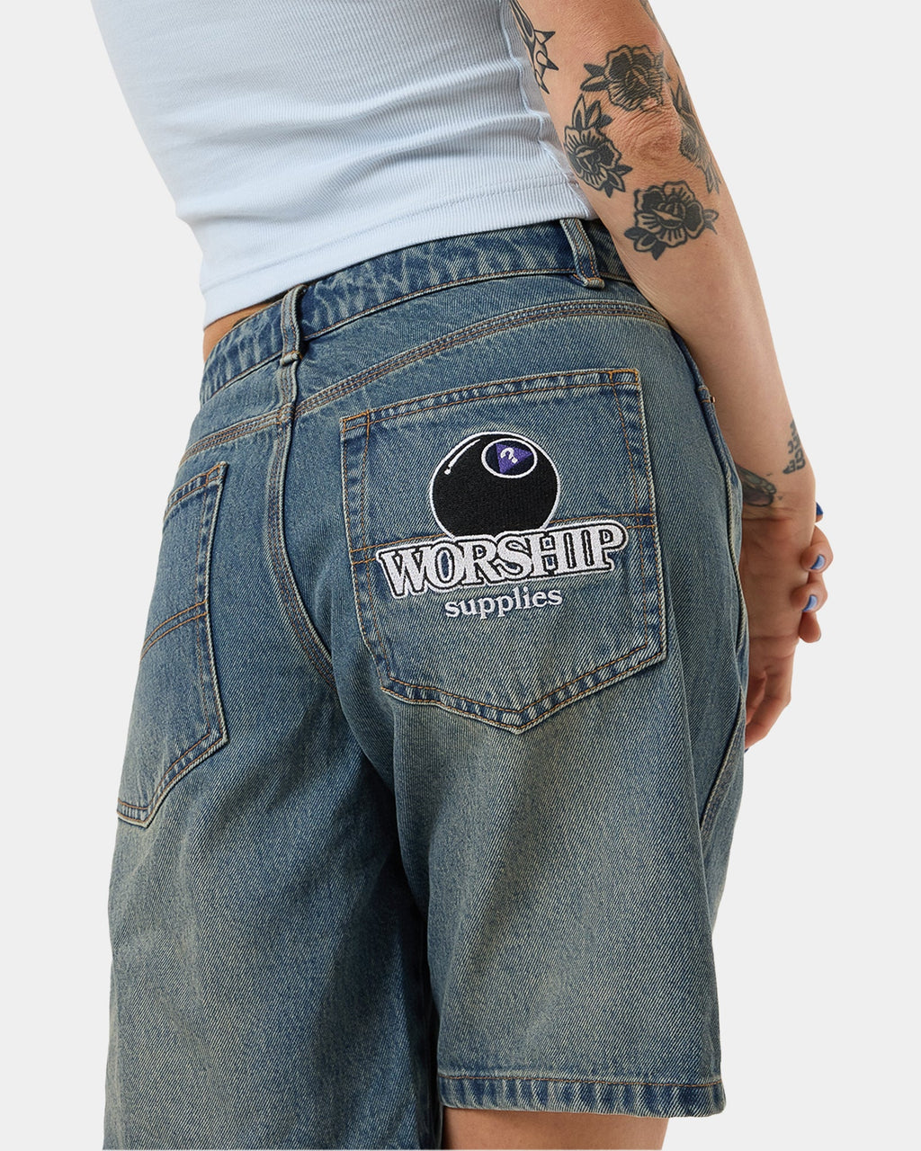 WOMENS TRY AGAIN SLOUCHER SHORTS