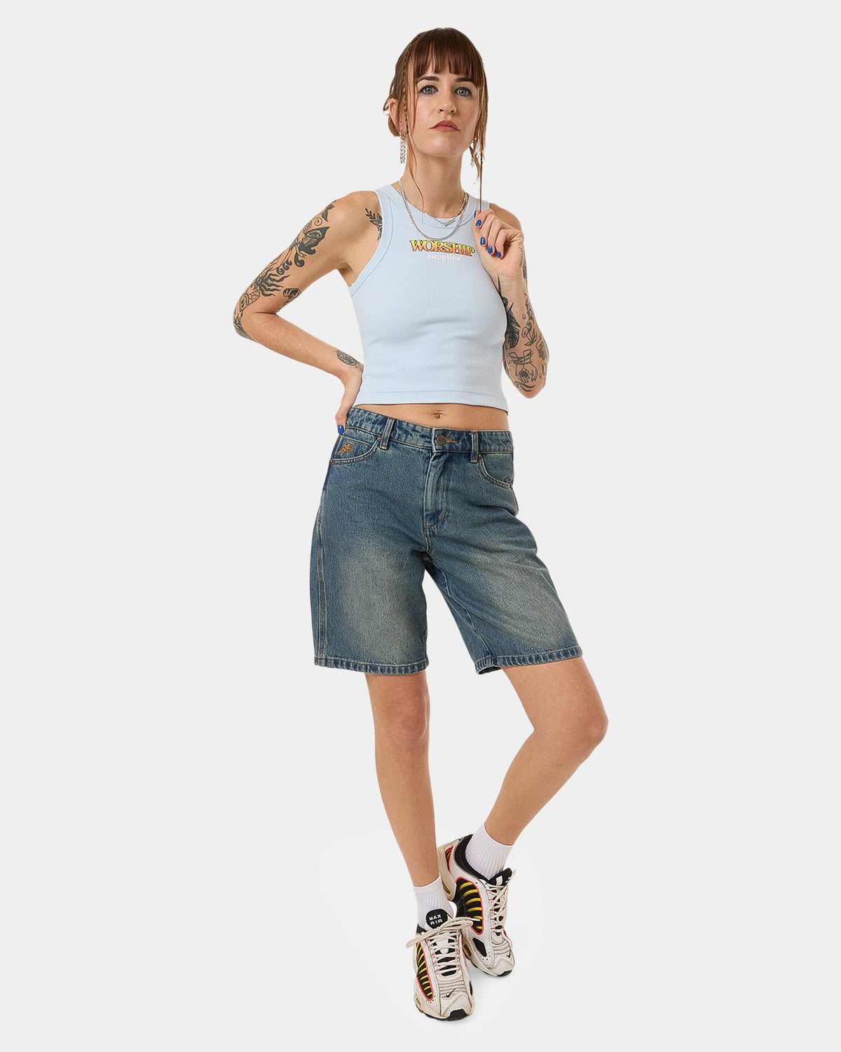 WOMENS TRY AGAIN SLOUCHER SHORTS