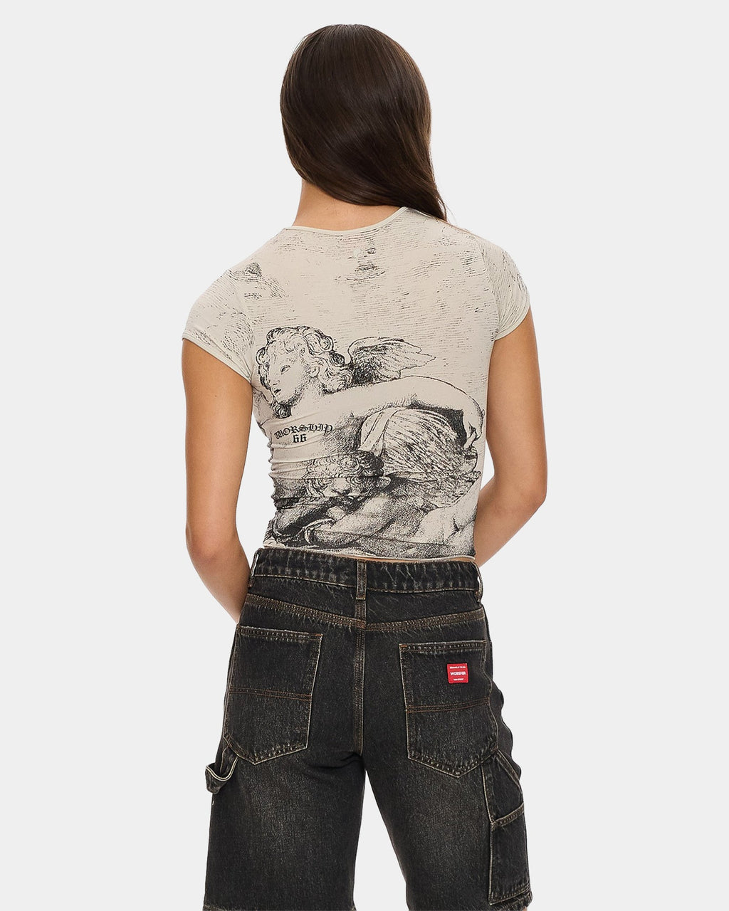 Womens Dreamers Cap Sleeve T-Shirt