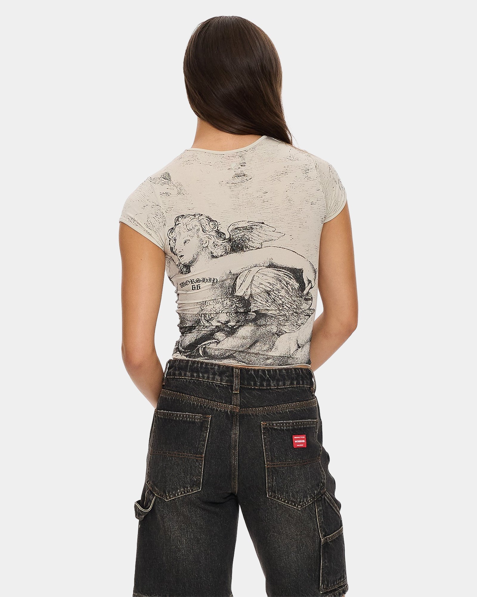 Womens Dreamers Cap Sleeve T-Shirt