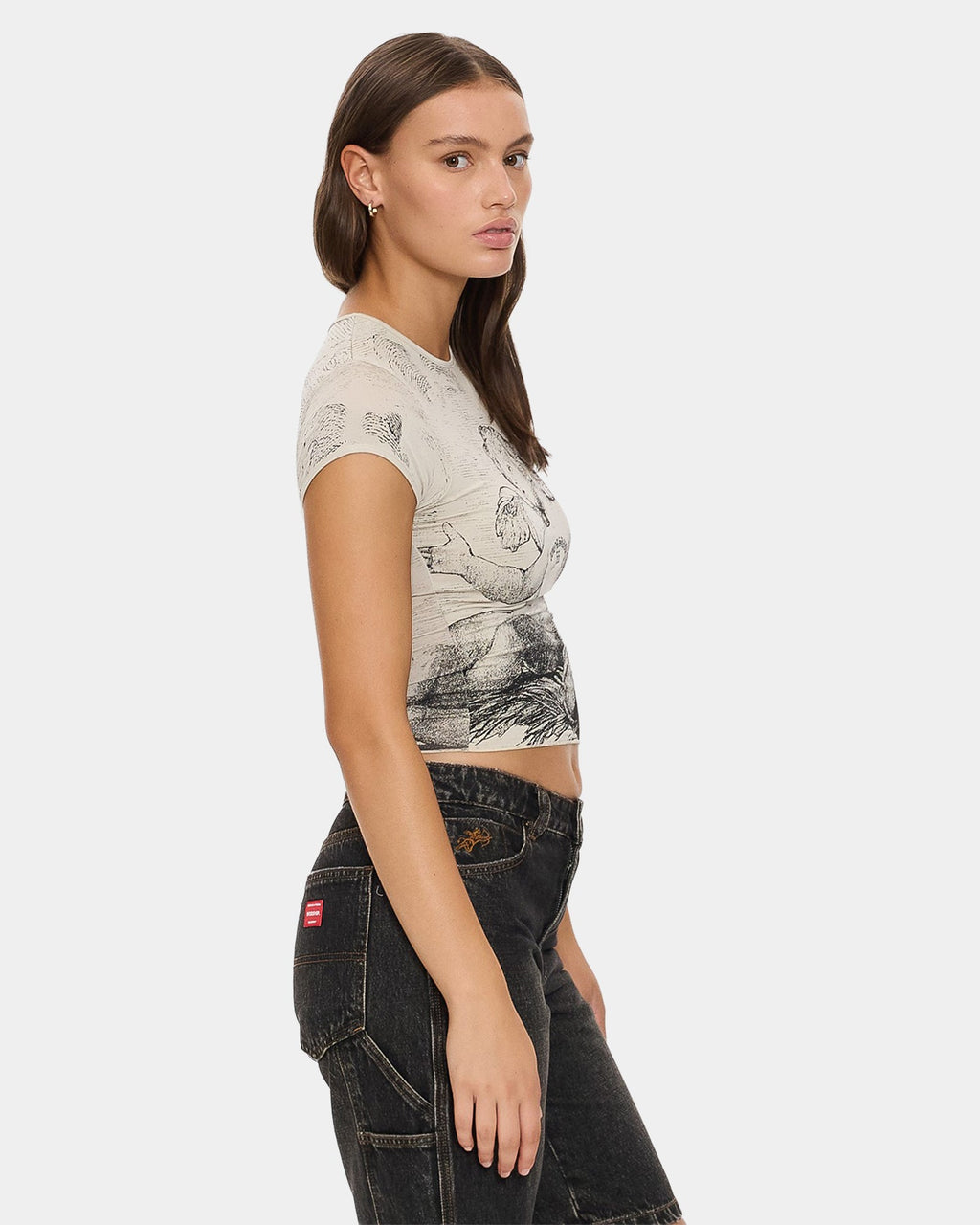 Womens Dreamers Cap Sleeve T-Shirt