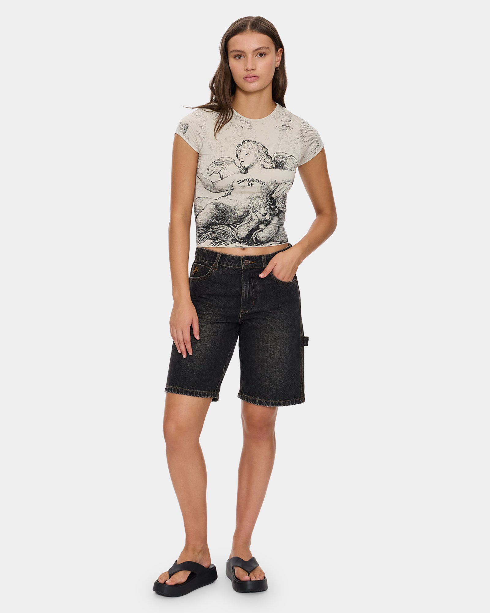 Womens Dreamers Cap Sleeve T-Shirt
