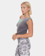Womens Whisp Cold Shoulder Tank Top