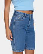 Womens Belter Carpenter Denim Shorts