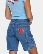 Womens Belter Carpenter Denim Shorts