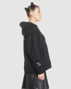WOMENS BLACK MAGIC BOX FIT HOODIE