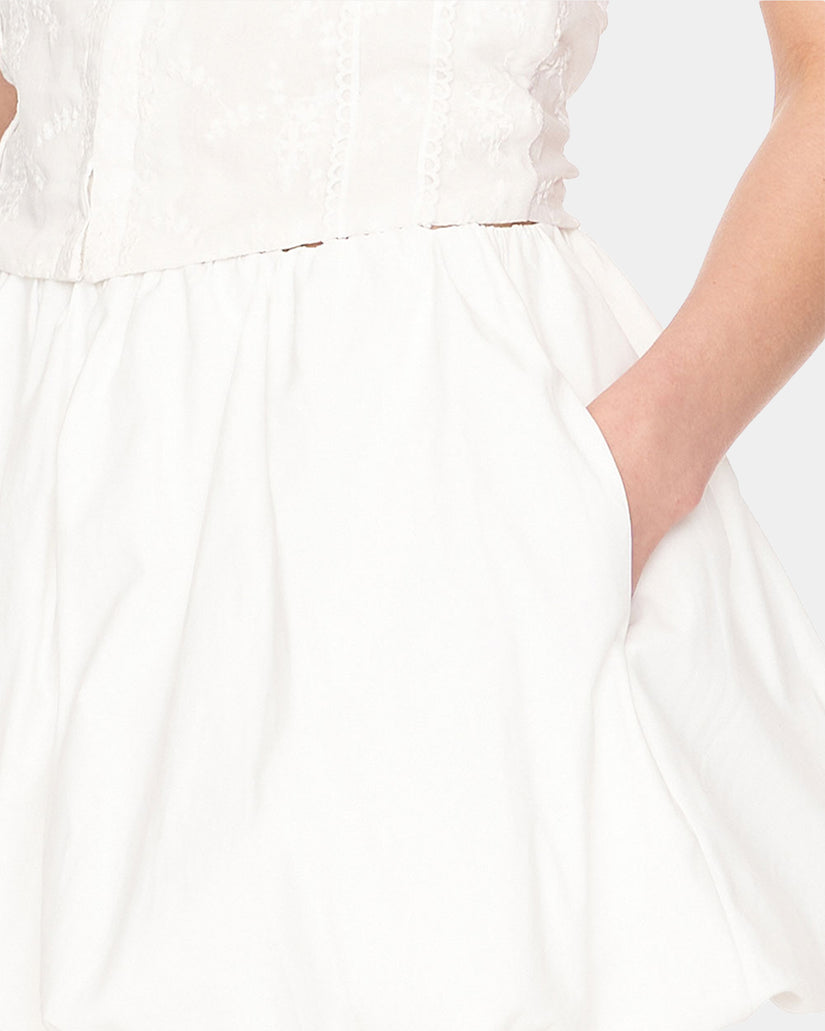 WOMENS CRUISE BUBBLE MINI SKIRT