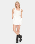 WOMENS CRUISE BUBBLE MINI SKIRT