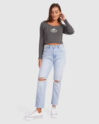 WOMENS CHARIOT OVAL LONG SLEEVE T-SHIRT