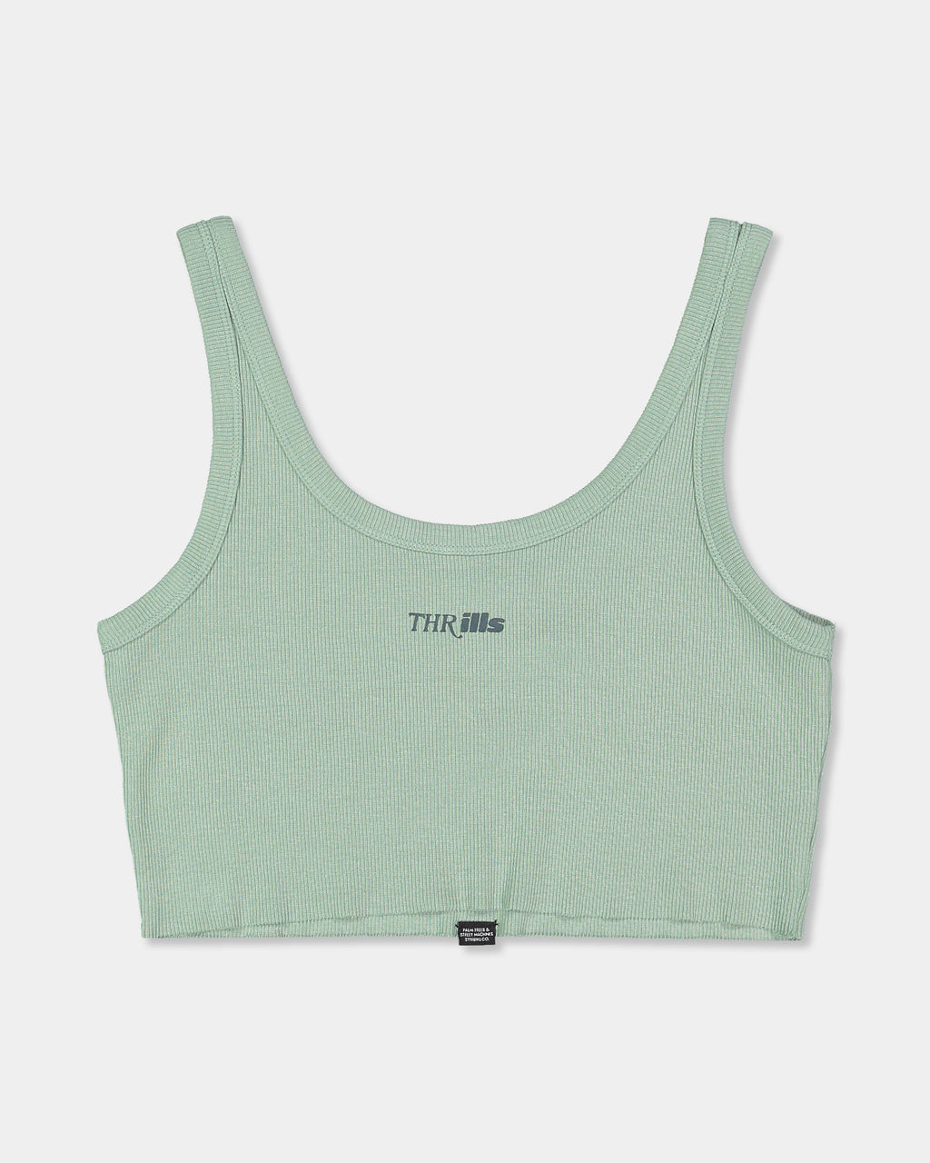 WOMENS TWO MINDS RETRO CROP TANK TOP