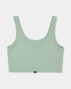 WOMENS TWO MINDS RETRO CROP TANK TOP