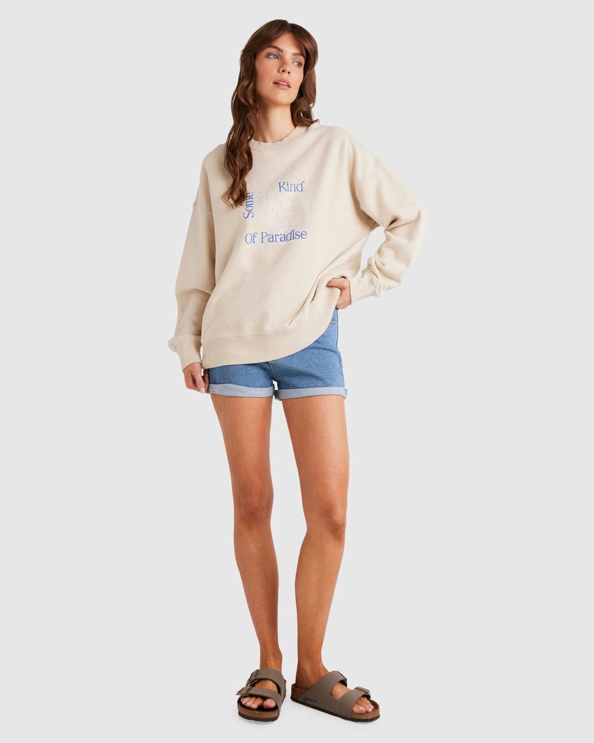WOMENS SOFT CHOICES SLOUCH CREW