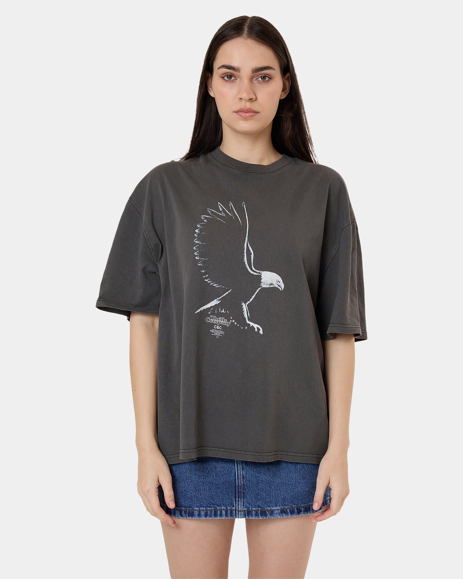 Buy Womens Speed Metal Oversized T-Shirt by Thrills | Amazon