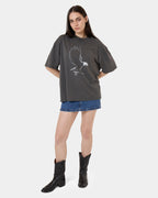 Womens Speed Metal Oversized T-Shirt