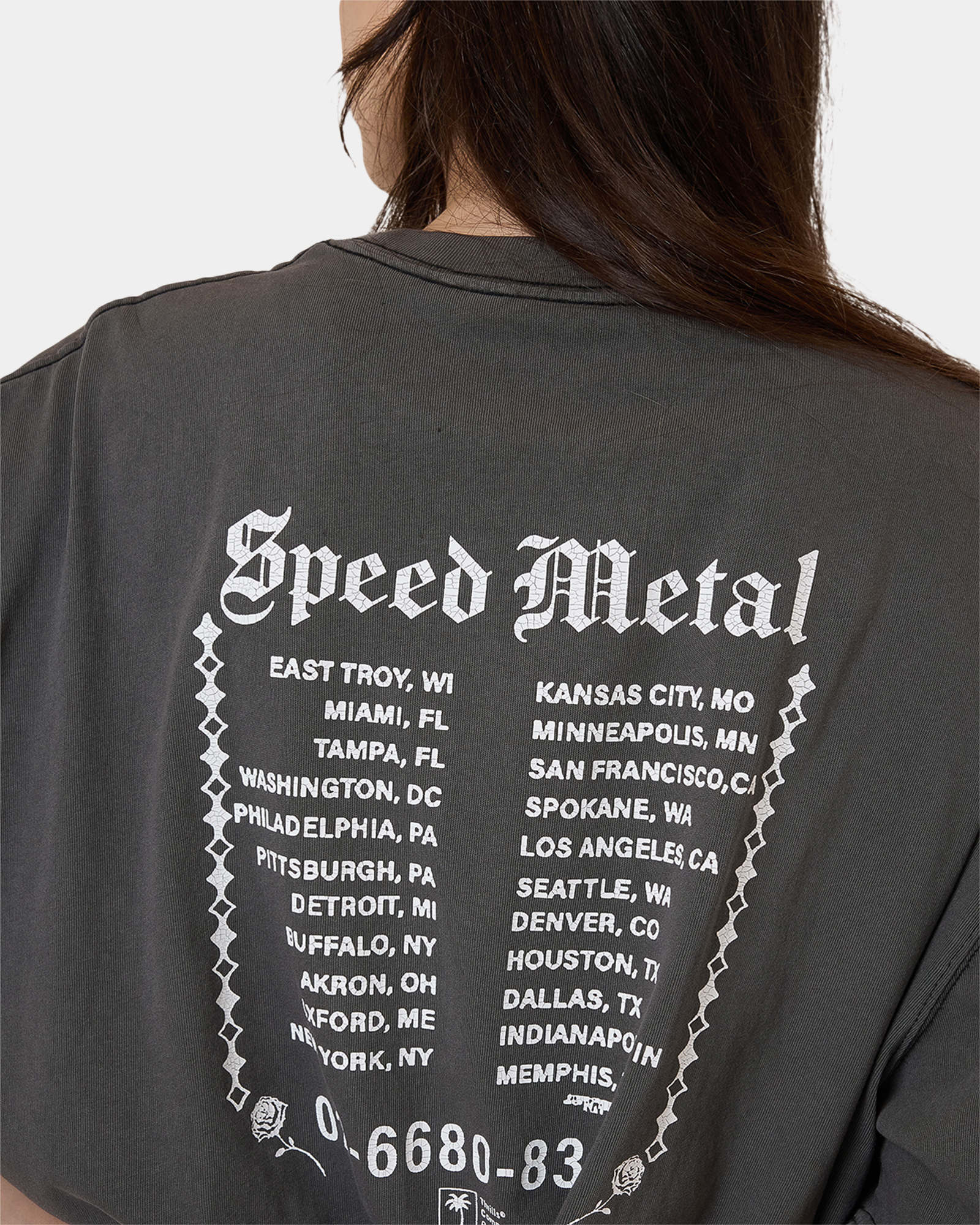 Buy Womens Speed Metal Oversized T-Shirt by Thrills | Amazon