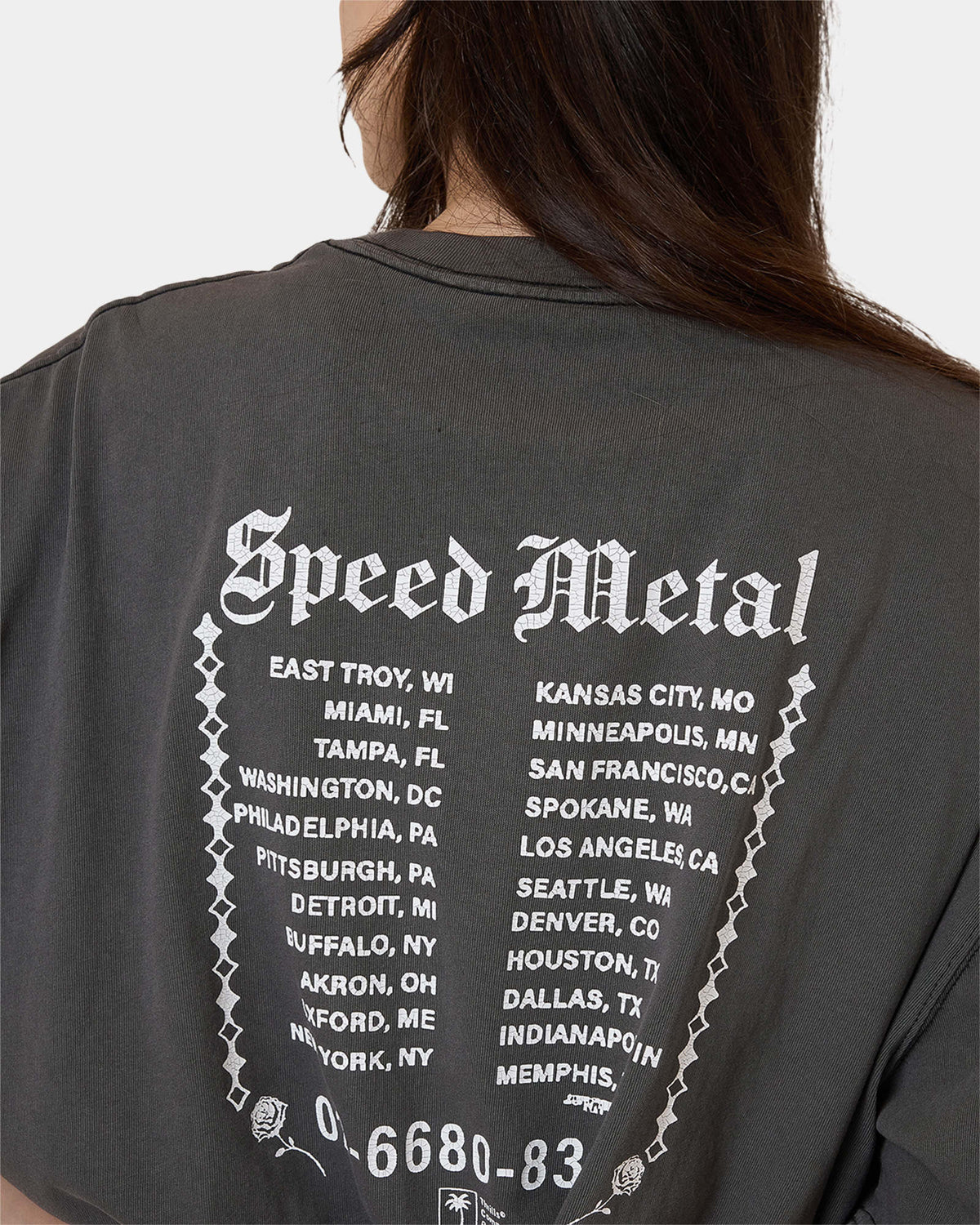 Womens Speed Metal Oversized T-Shirt