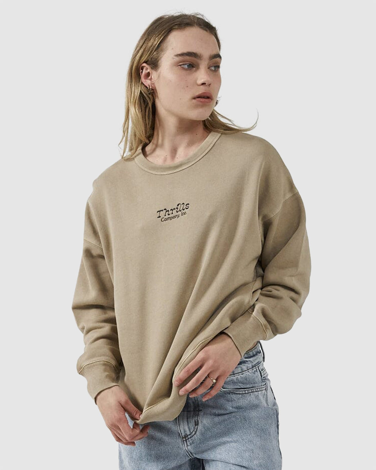 Womens Intuition Slouch Crew Neck