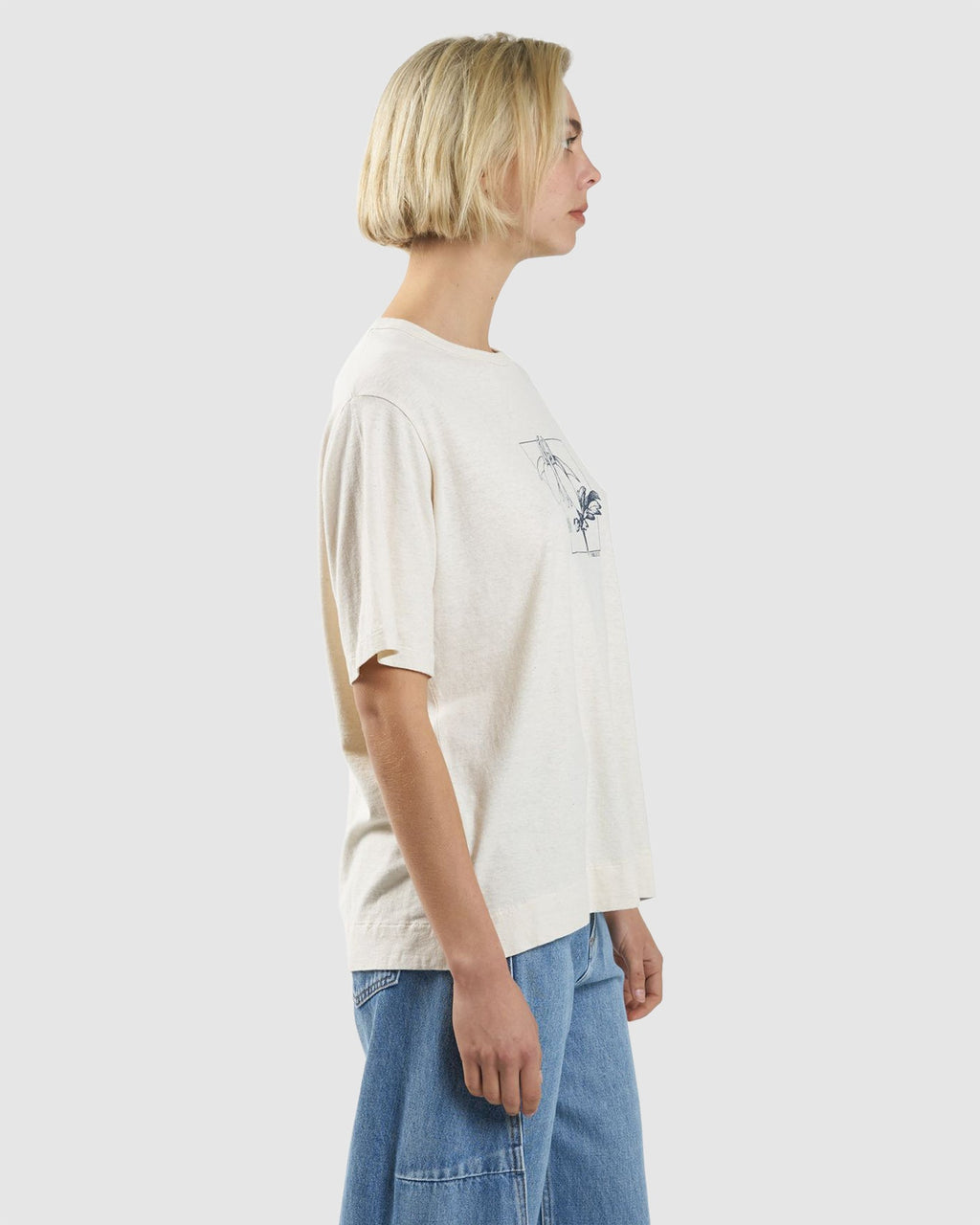 WOMENS EXPERIENCE HEMP BOX T-SHIRT