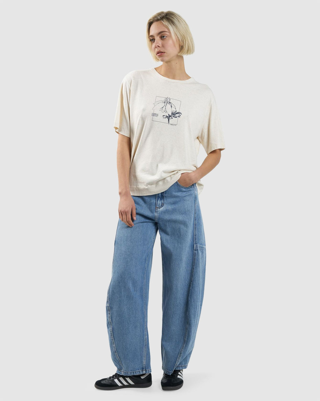 WOMENS EXPERIENCE HEMP BOX T-SHIRT