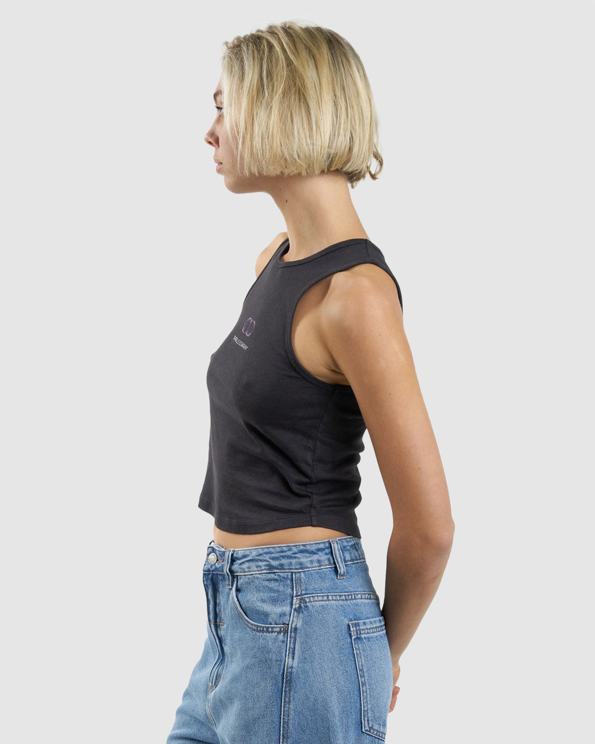 WOMENS INFINITE REALITY HEMP CURVE TANK TOP