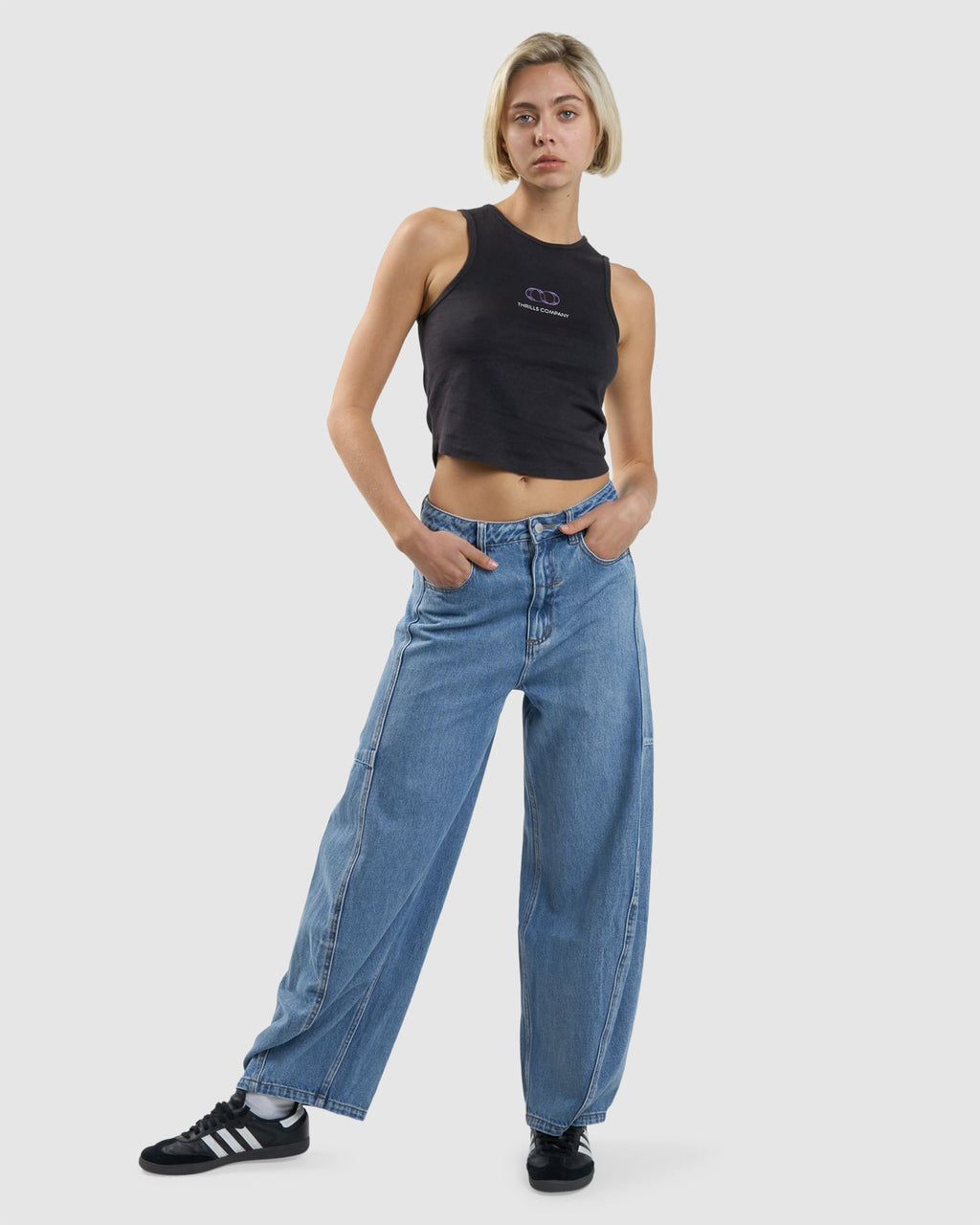 WOMENS INFINITE REALITY HEMP CURVE TANK TOP