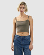 WOMENS CLIQUE BOUND CROP TANK TOP