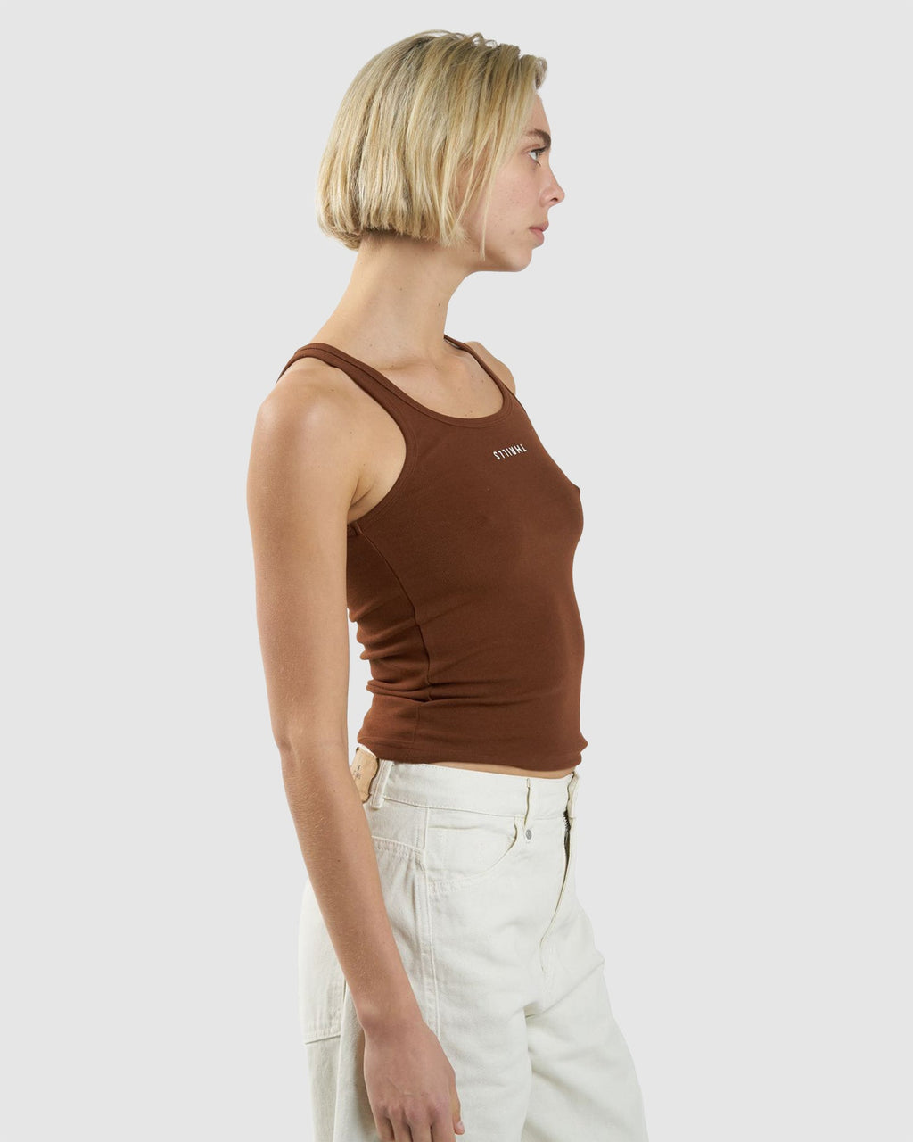 WOMENS MINIMAL THRILLS SCOOP TANK TOP