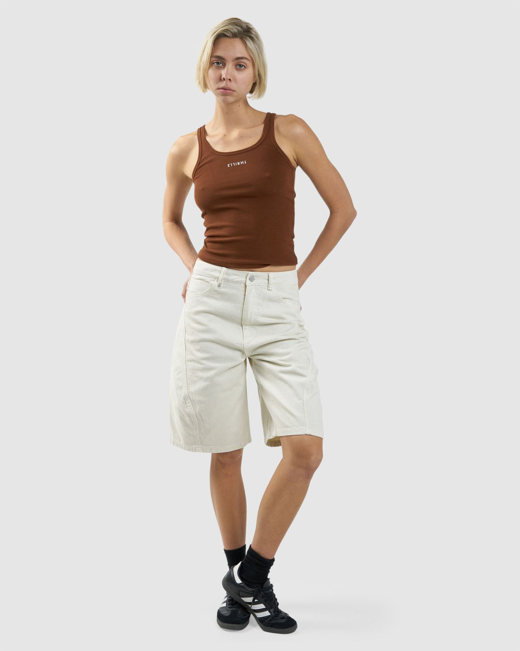 WOMENS MINIMAL THRILLS SCOOP TANK TOP