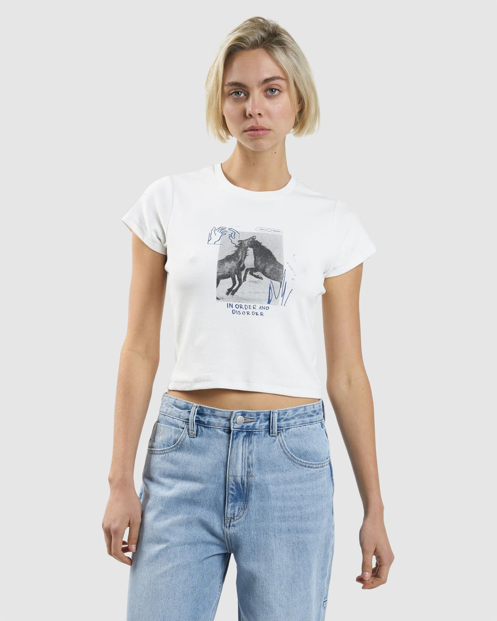 WOMENS ORDER DISORDER BABY T-SHIRT