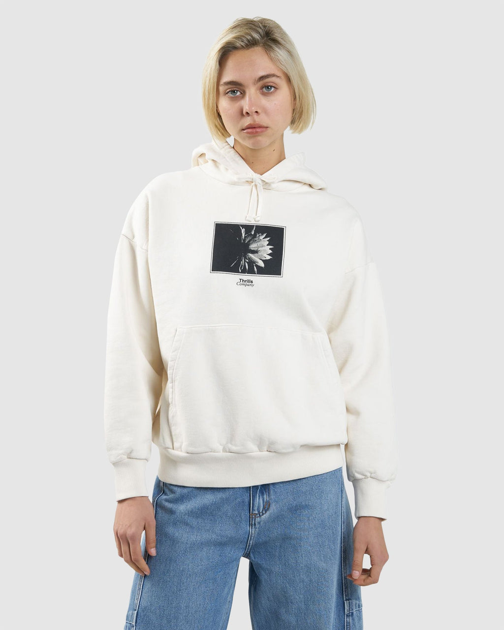WOMENS DARK LILY FLEECE HOODIE