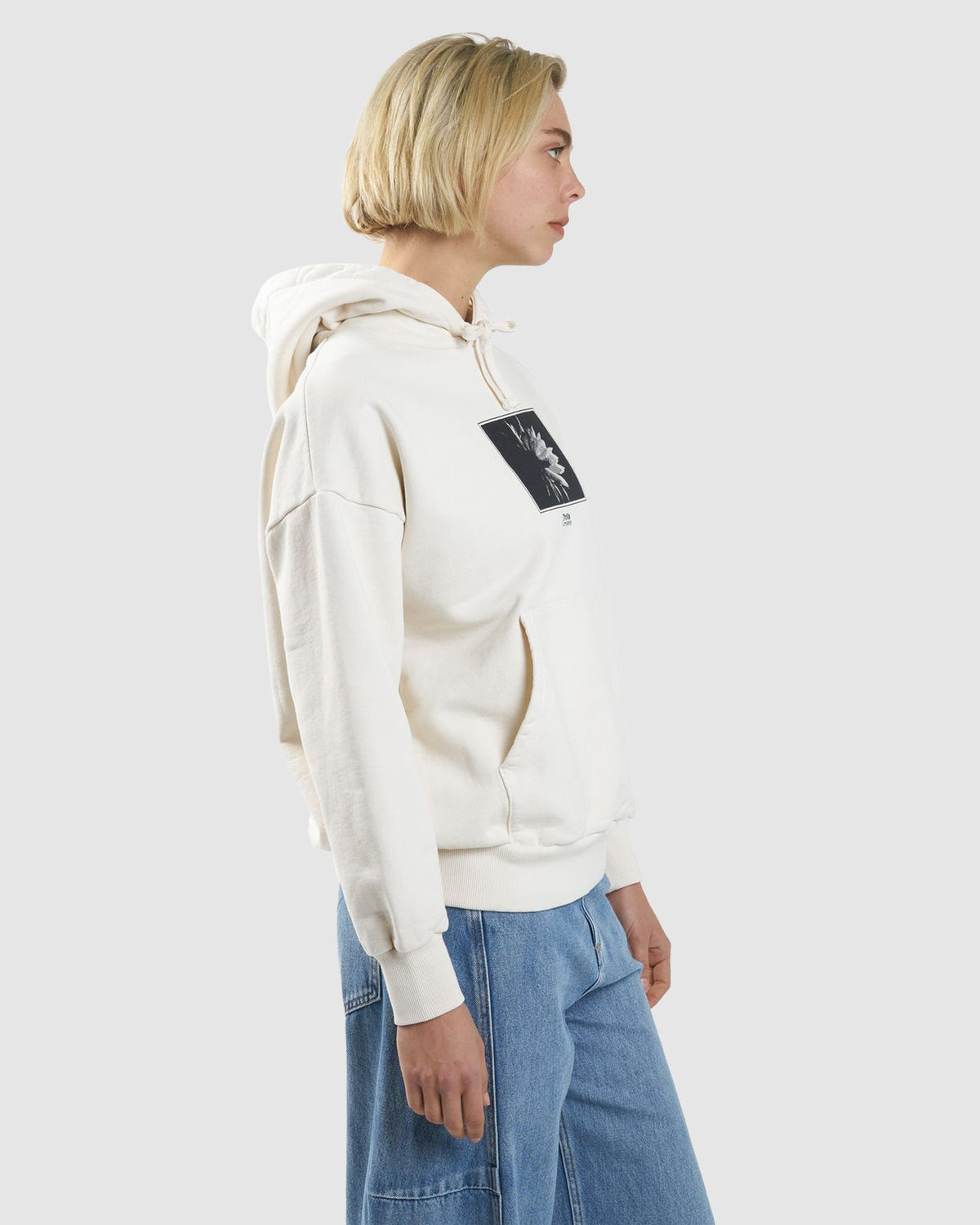 WOMENS DARK LILY FLEECE HOODIE
